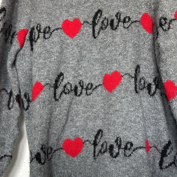 Cupcake and Cashmere Love & Hearts oversized sweater Size XL - Picture 3 of 6